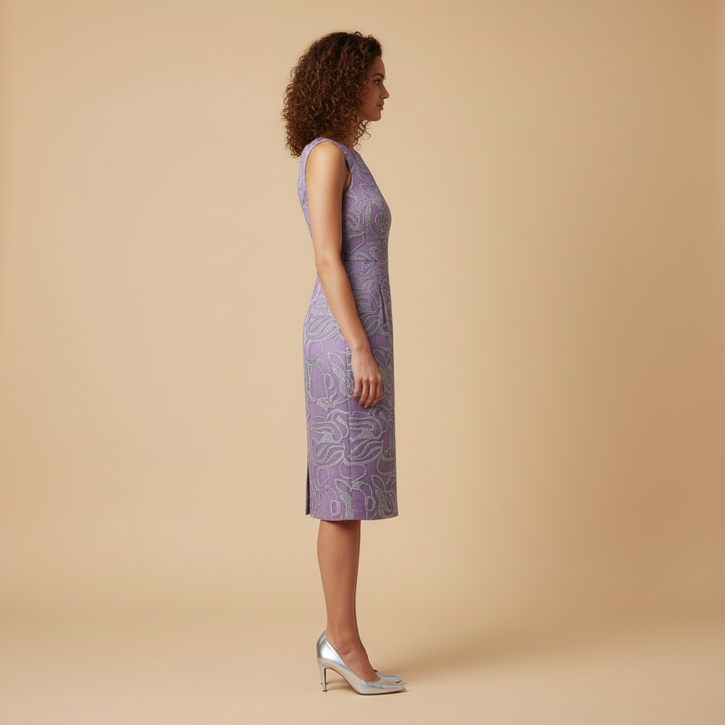 Aria- Robe Fourreau Midi