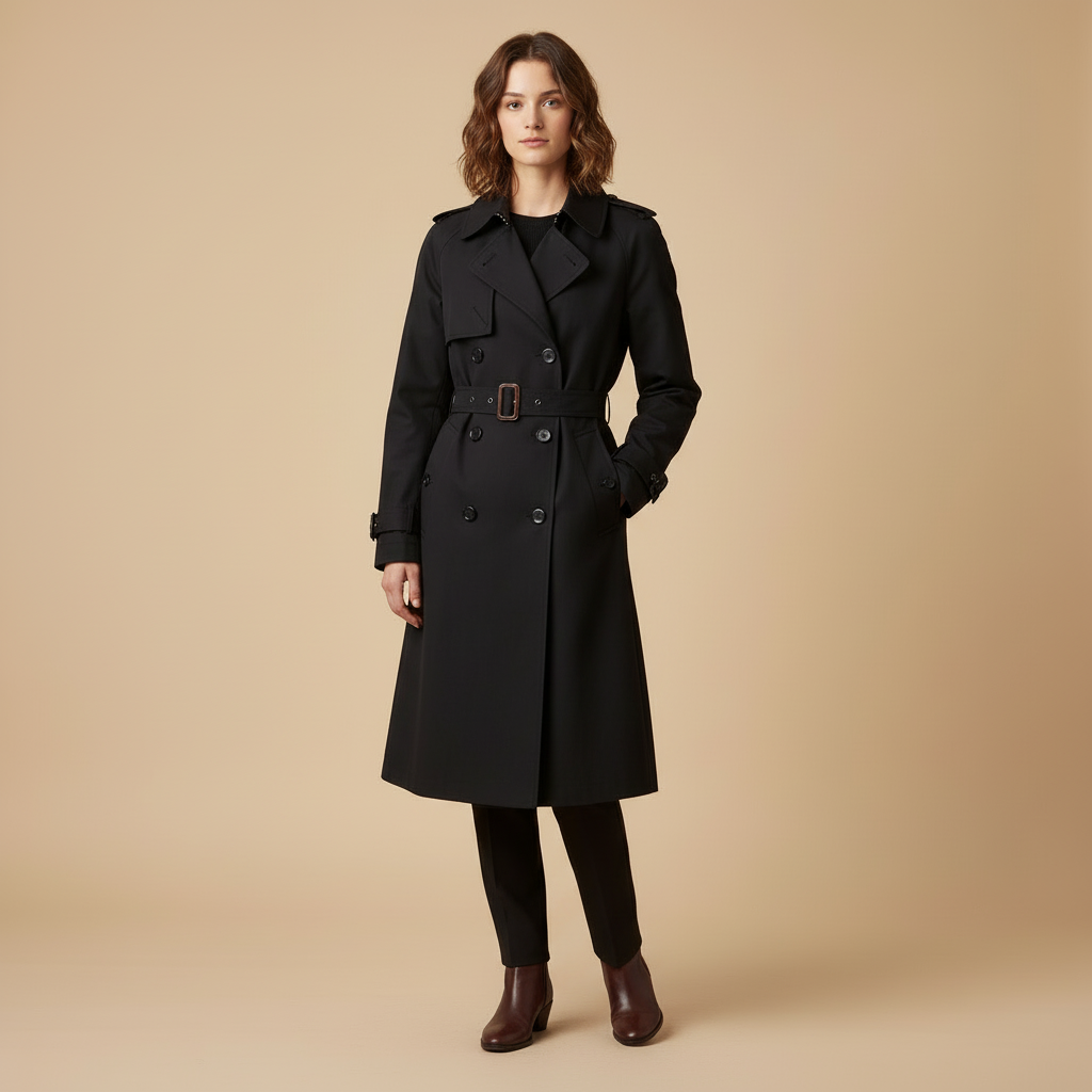 Vela- Veste Trench Croisée