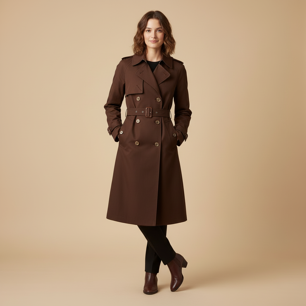 Vela- Veste Trench Croisée