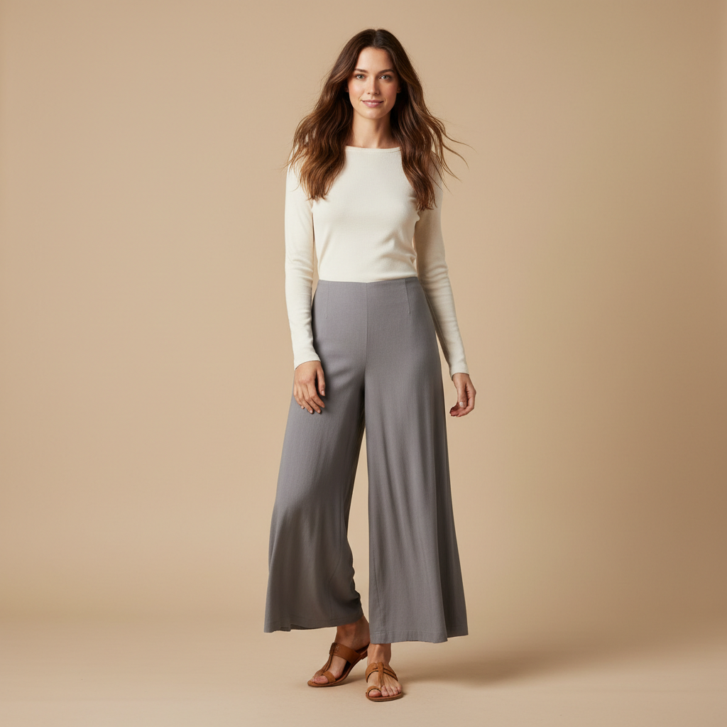 Séréna - Pantalon Palazzo